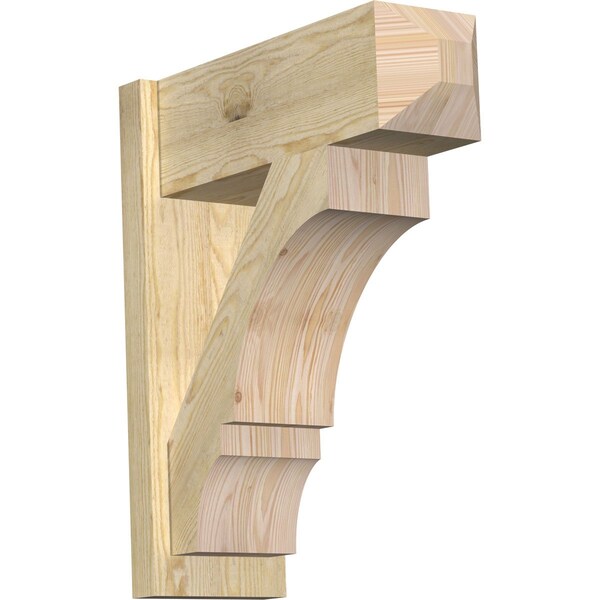 Ekena Millwork Balboa Rough Sawn Craftsman Outlooker, Douglas Fir, 8"W x 22"D x 26"H OUT08X22X26BOA04RDF - main